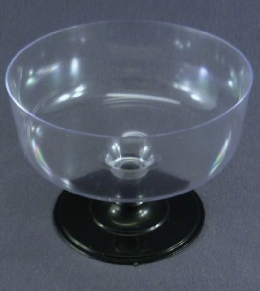 Креманка Кристалл 200 мл на ножке прозрачная