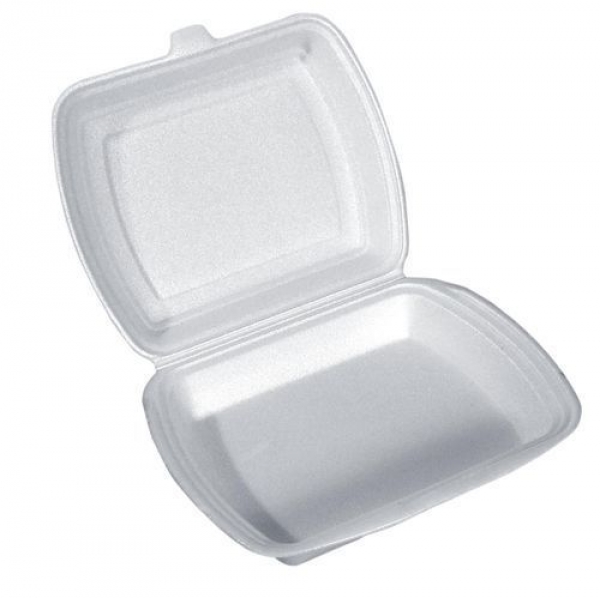 Ланч-бокс малый 1 секция БЕЛЫЙ