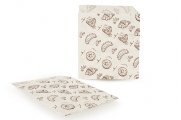 Пакет для наггетсов 110*30*150 мм, с рисунком «Скатерть-самобранка» жиростойкий