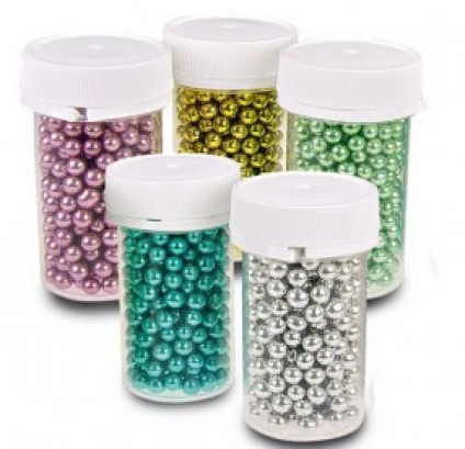 Шарики сахарные серебрянные