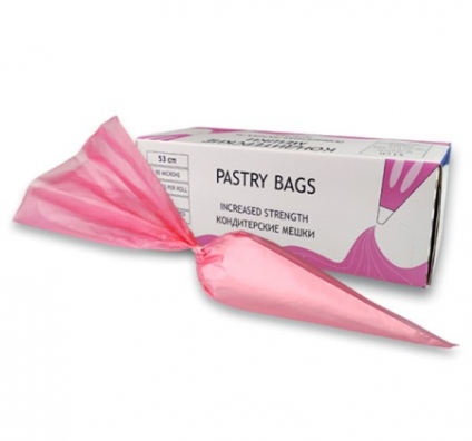 Кондитерский мешок в ролике ROLLH PINK 63см 90 микрон