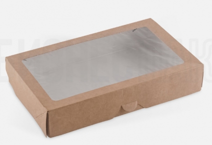Коробка с окном для пищевых продуктов ECO TABOX 1000 PRO 120*200*40