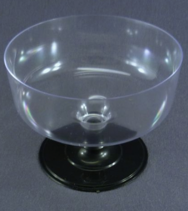 Креманка Кристалл 200 мл на ножке прозрачная