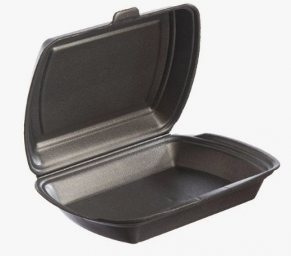 Ланч-бокс малый 1 секция ЧЁРНЫЙ