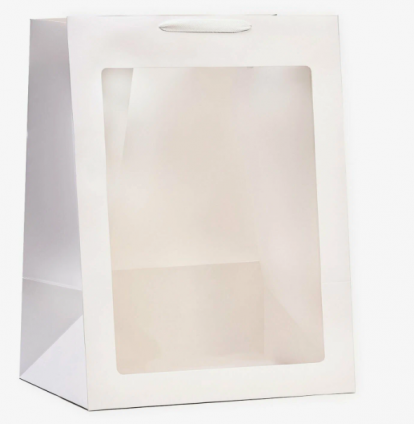 Пакет белый 140*60*250 мм + окно 60 мм