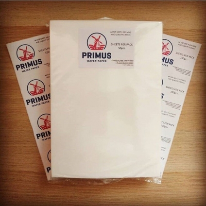 Вафельная пищевая бумага А4 тонкая PRIMUS Wafer Paper 0,3 мм