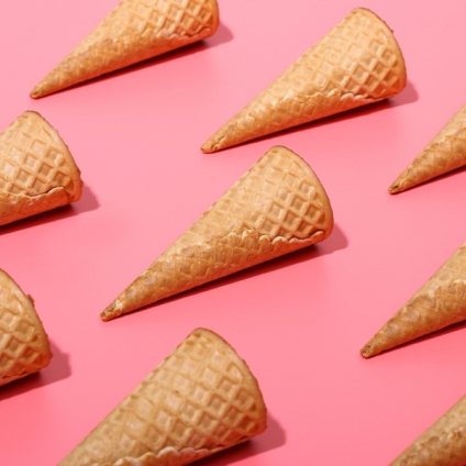 Вафельный рожок 110 Колибри ровный край